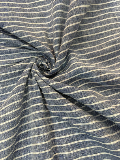 Buy Premium Cotton Linen Stripes Fabrics