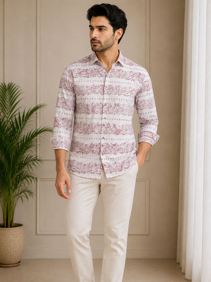 Buy Premium Rayon Slub Printed Fabric