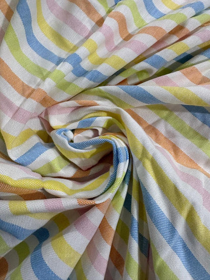 Buy  Cotton Stripe Fabric