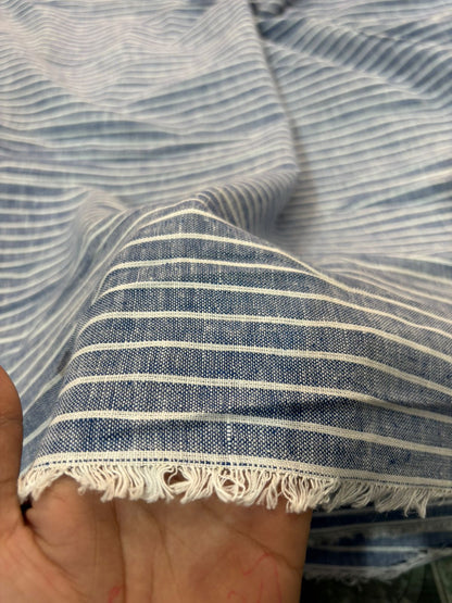 Buy Premium Cotton Linen Stripes Fabrics