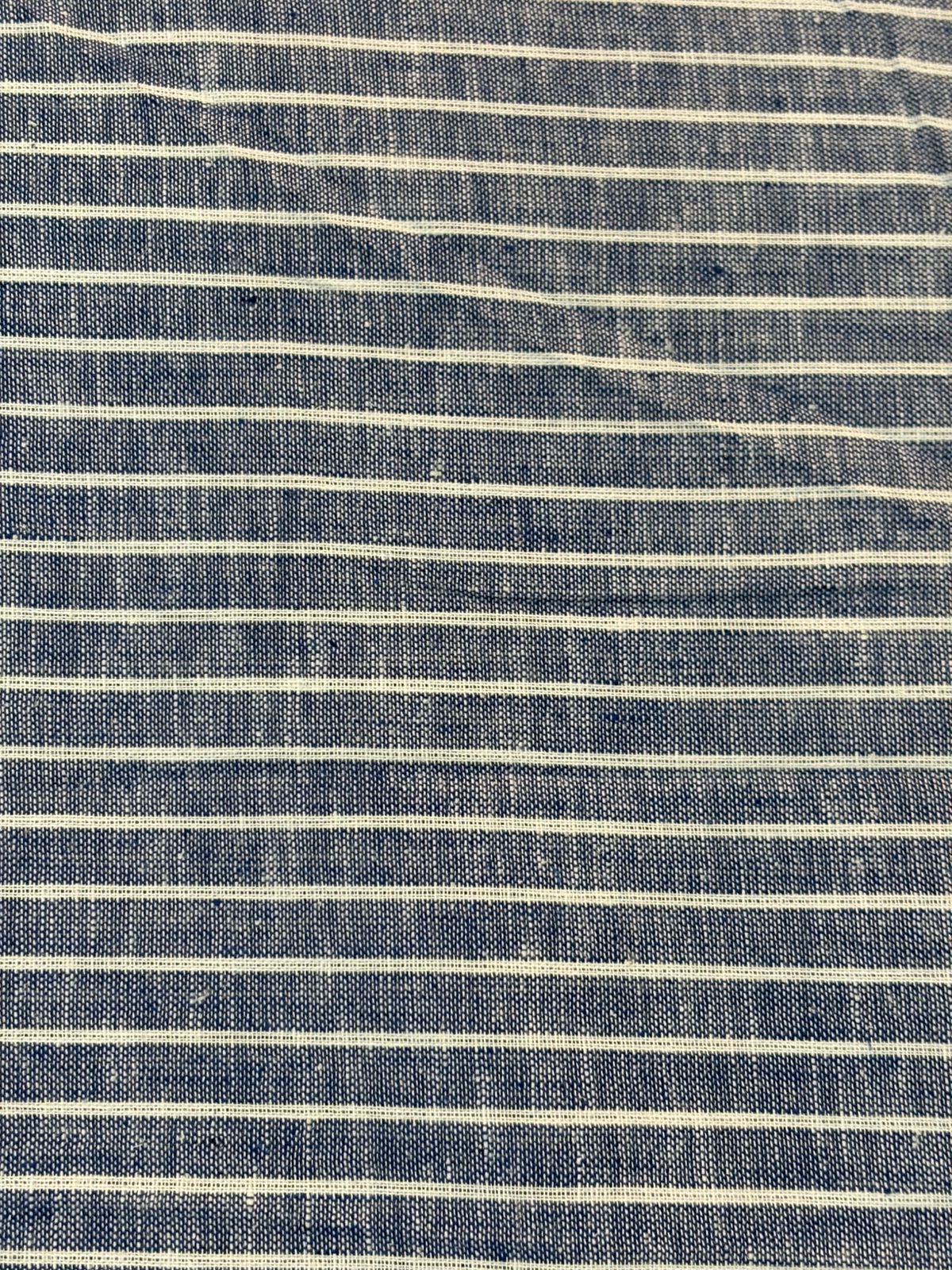 Buy Premium Cotton Linen Stripes Fabrics