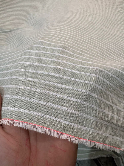 Buy Premium Cotton Linen Stripe Fabrics